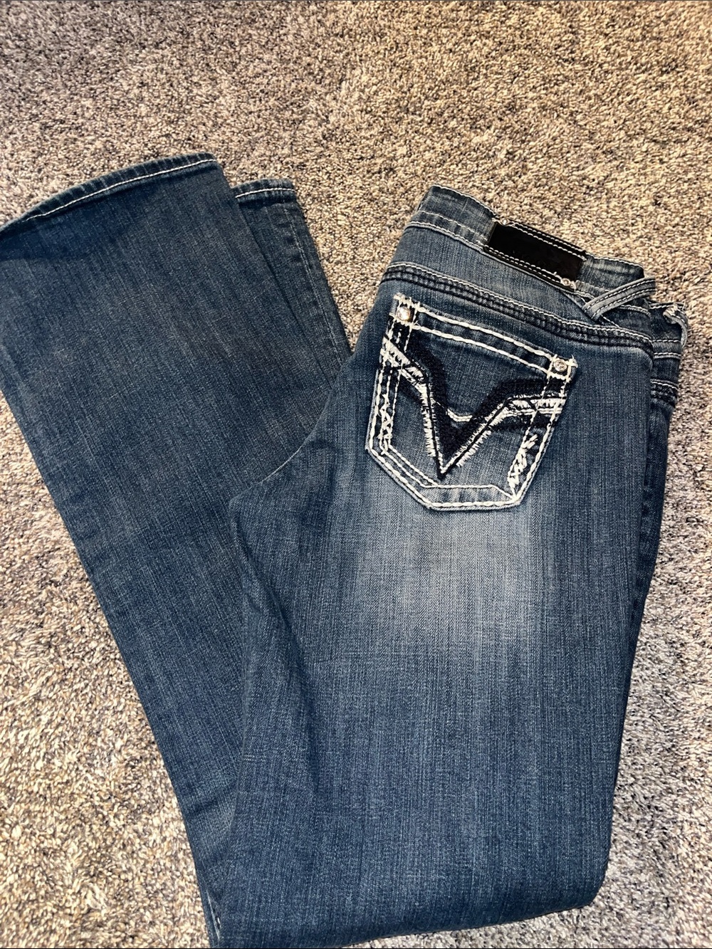 Vigoss Chelsea Bootcut Jeans Contrast Stitching